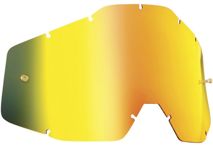 FMF POWERBOMB/POWERCORE Replacement Lens Anti-Fog Gold Mirror/Smoke